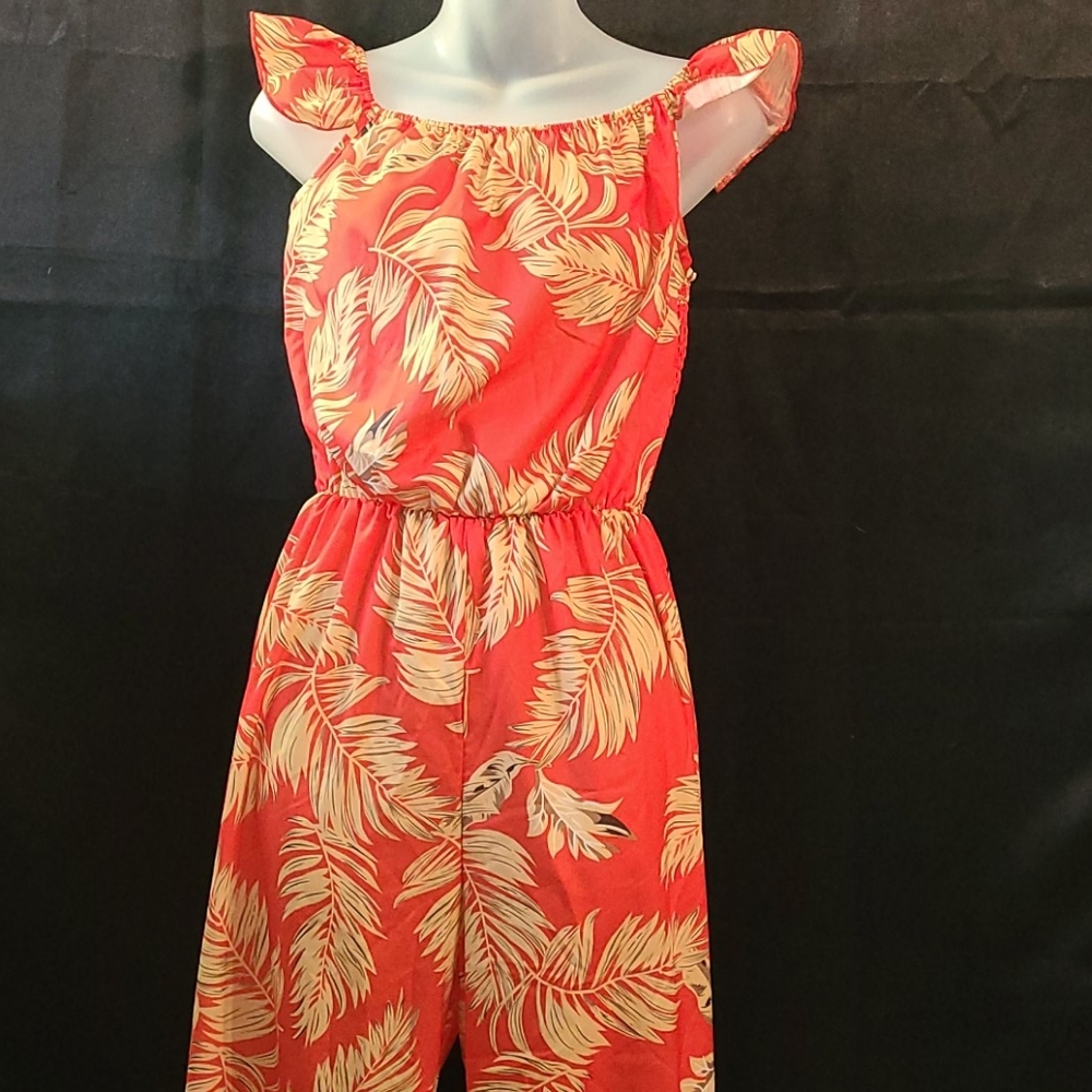 Yoins Leafy Wide Leg Jumpsuit (Size XL)Nwt